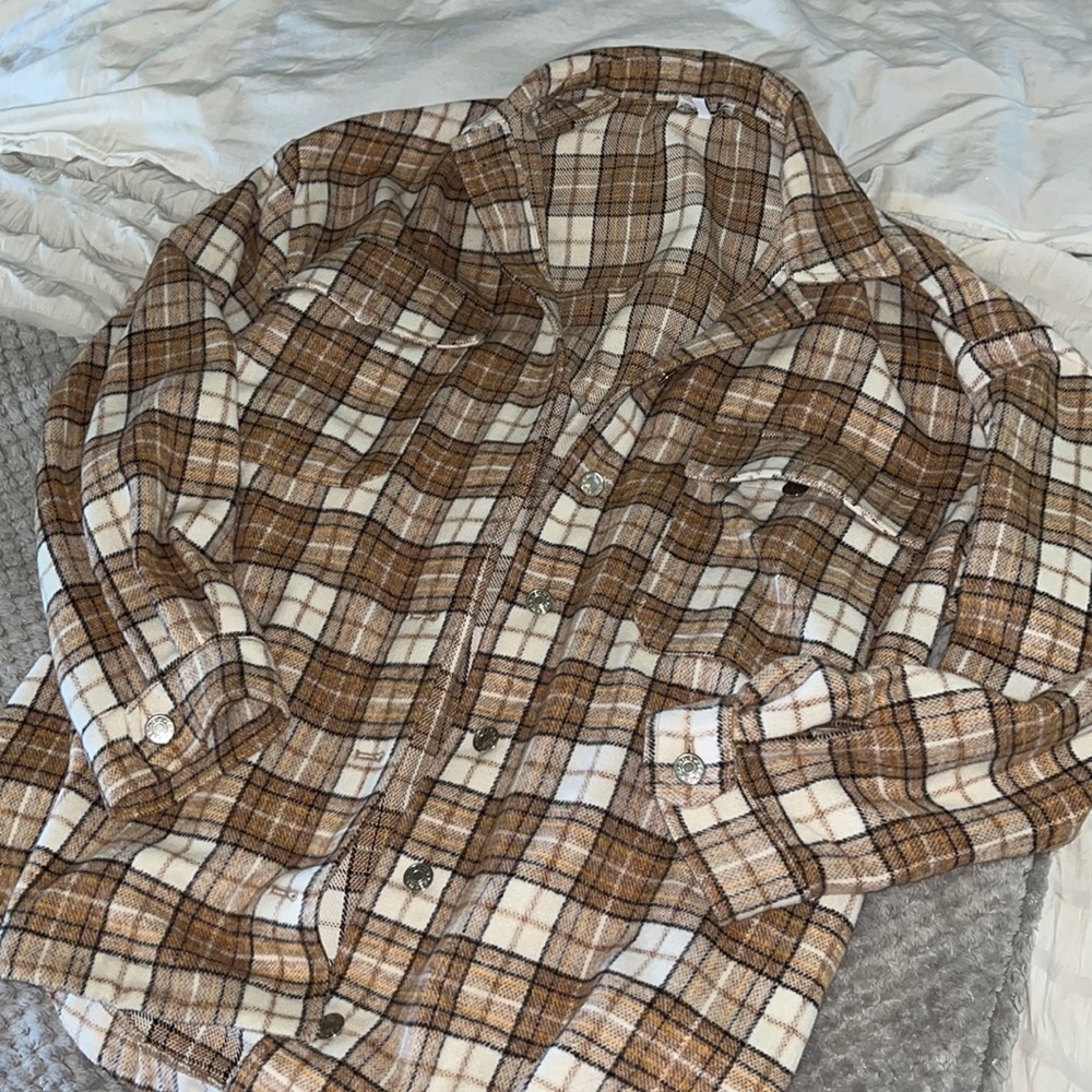 Fashion Nova plaid shacket